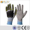 Sunnyhope guantes de impacto de bromista TPR, tejidos con HPPE